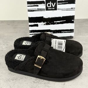 Dolce Vita Women’s cozy slide black Size 8 New In Box